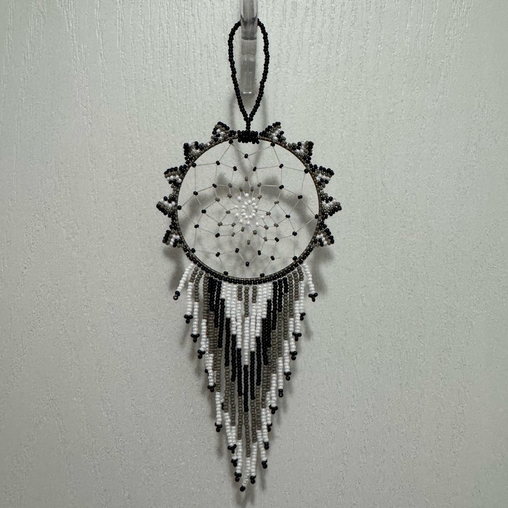 Huichol Beaded Dreamcatcher